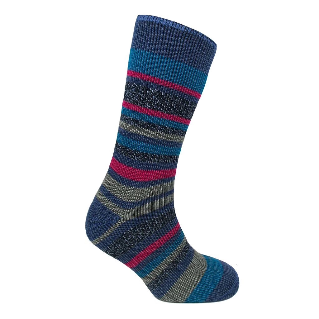 Heat Machine Ladies Tog 2.3 Thermal Socks Size 4-8 - Stripe 2628 - image 6