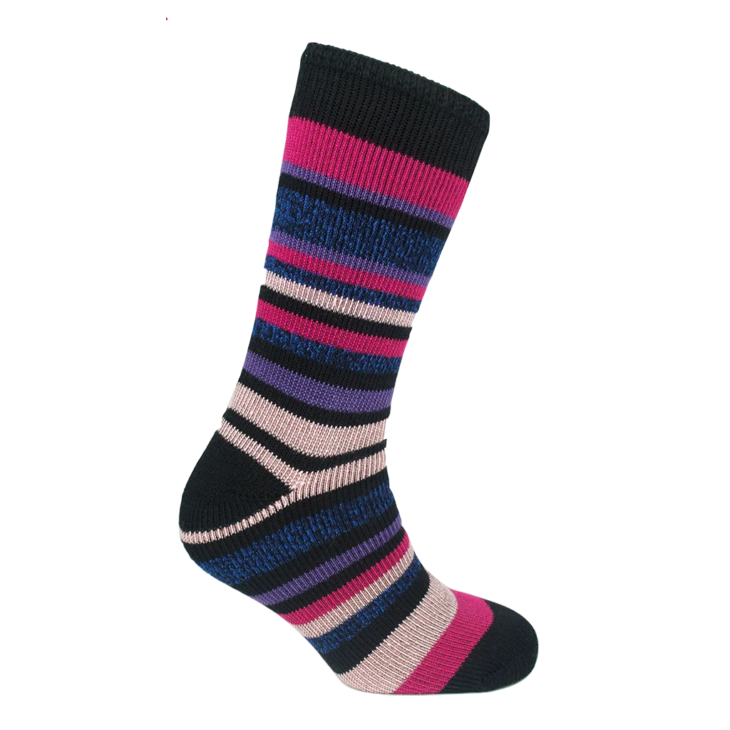 Heat Machine Ladies Tog 2.3 Thermal Socks Size 4-8 - Stripe 2628 - image 7