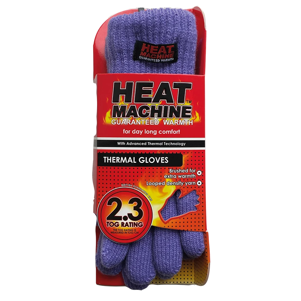 Heat Machine Ladies Tog 2.3 Thermal Gloves One Size - Assorted Colours 2643 - image 2