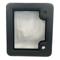 Thetford Black Service Door 3 with 1 Push button (No Lock)