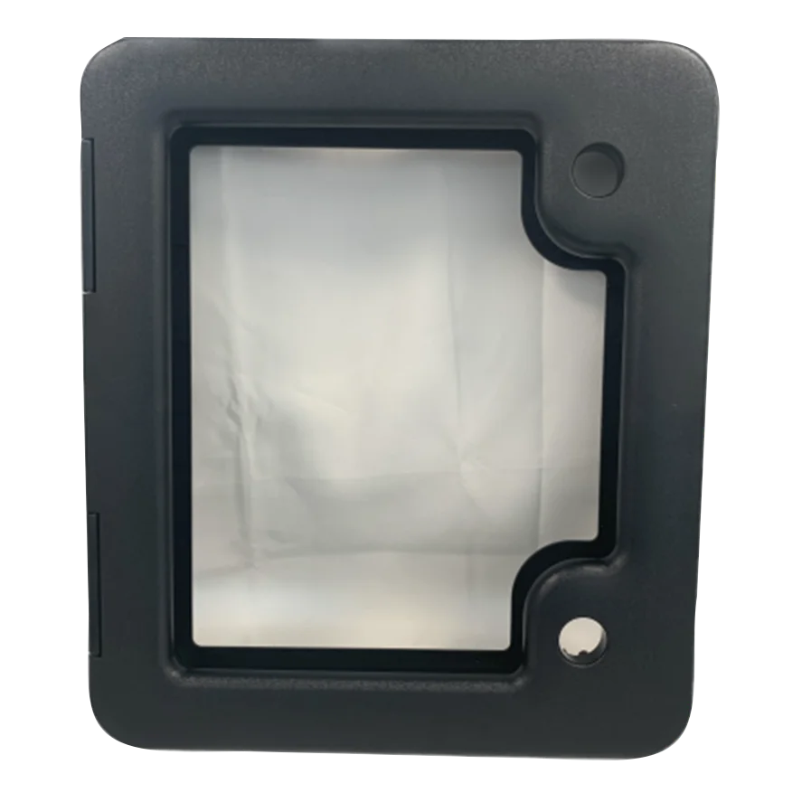 Thetford Black Service Door 3 with 1 Push button (No Lock)