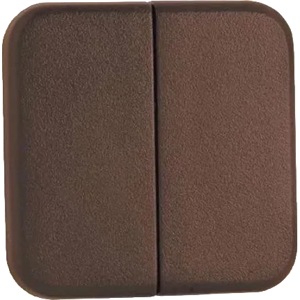 CBE double switch brown