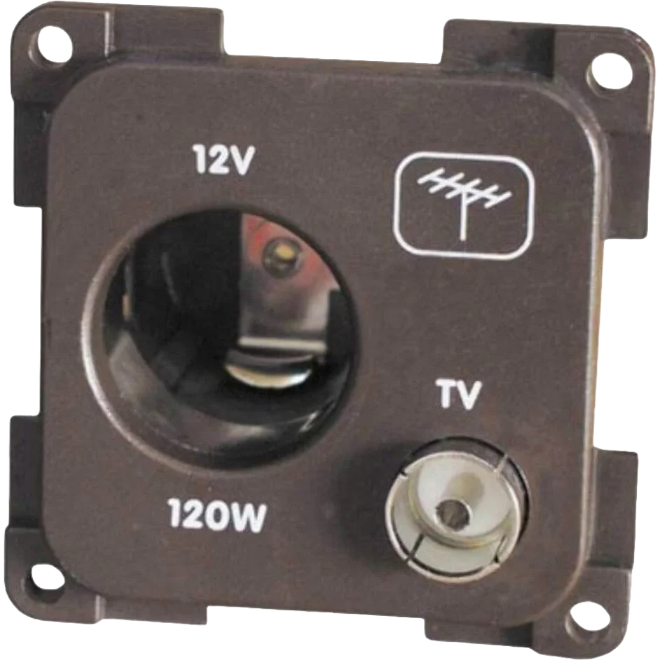CBE Brown 12v (auto) + TV Socket