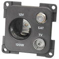 CBE Grey 12v TV & Satellite Socket