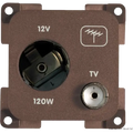 CBE Brown TV Aerial Socket 270406