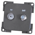 CBE Grey TV Satellite Socket 270412
