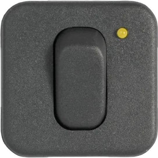 CBE Grey Single Switch with LED Retail Packed