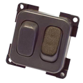 CBE Light Grey Double 2 Position Switch