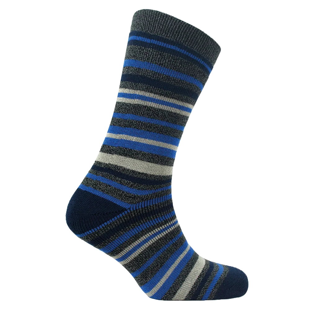Heat Machine Mens Tog 1.6 Thermal Socks Size 6-11 - Stripe 2741 - image 4