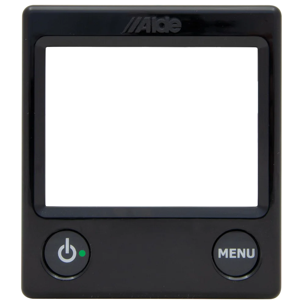 Alde Control Panel Front Cover - Black