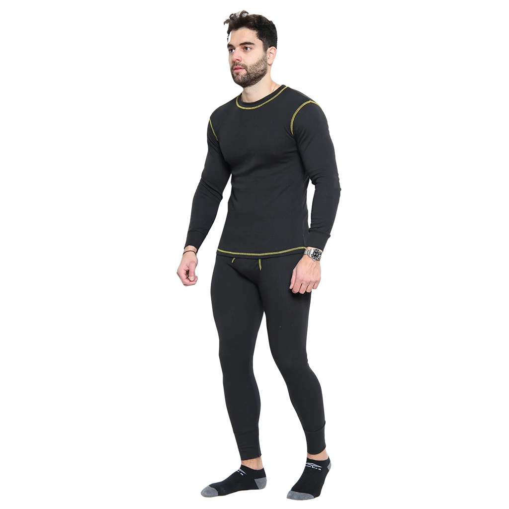 Ruff Tuff Workwear Mens Thermal Long Sleeve Shirt Mixed Sizes - Black 3129 - image 3