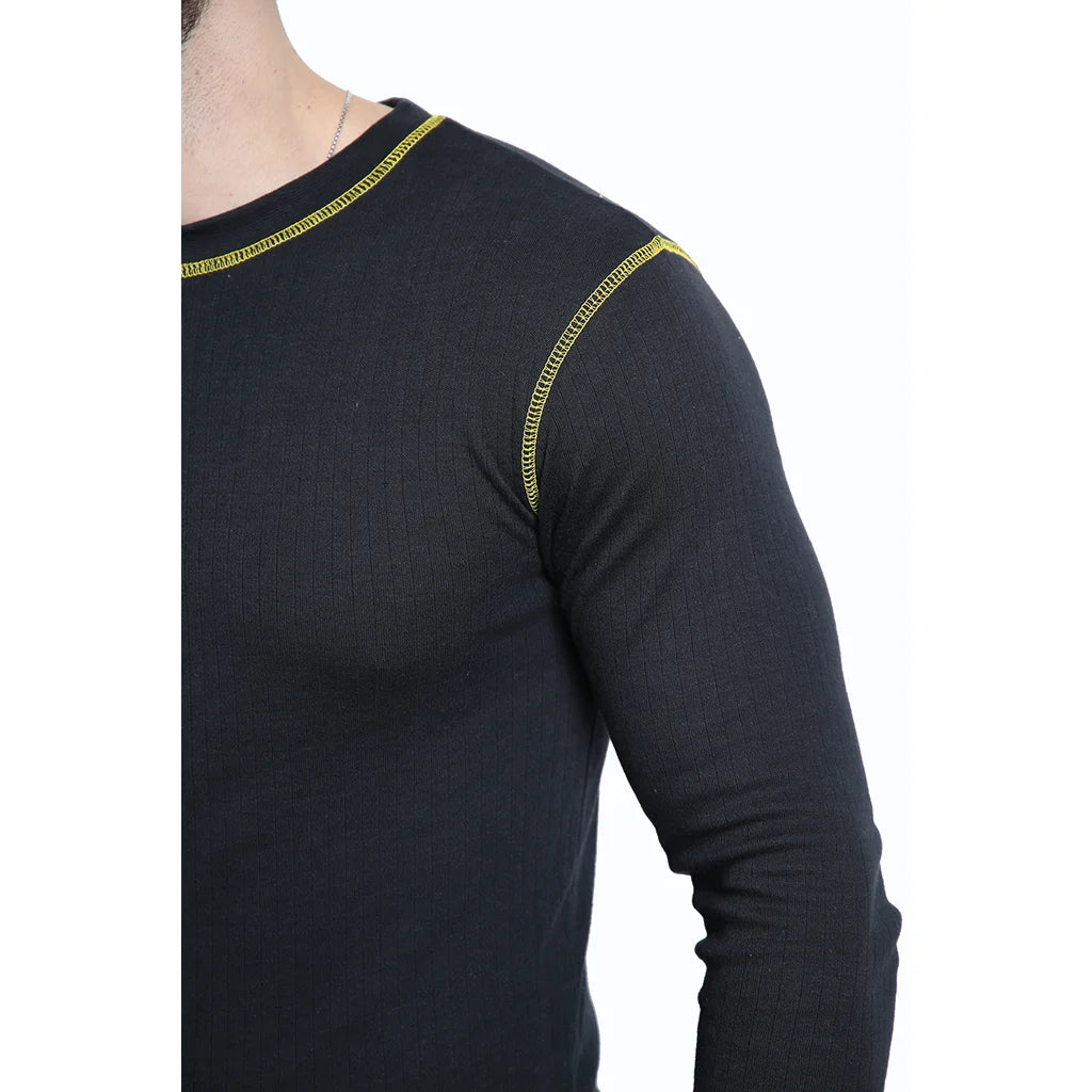 Ruff Tuff Workwear Mens Thermal Long Sleeve Shirt Mixed Sizes - Black 3129 - image 4