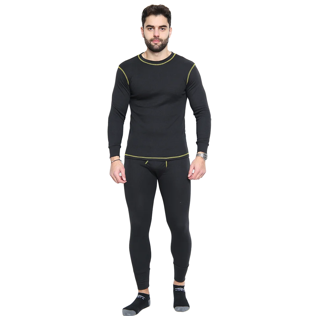 Ruff Tuff Workwear Mens Thermal Long Johns, Mixed Sizes, Black 3130 - image 2