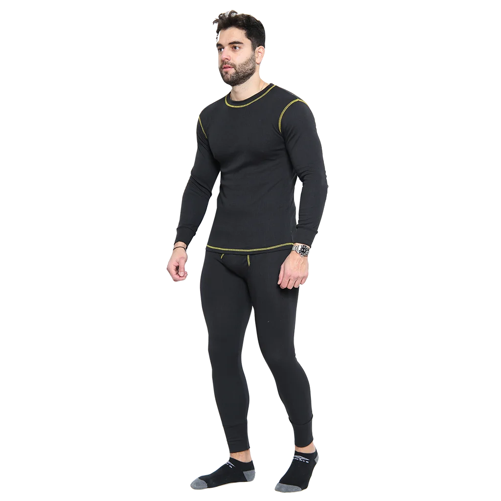 Ruff Tuff Workwear Mens Thermal Long Johns, Mixed Sizes, Black 3130 - image 3