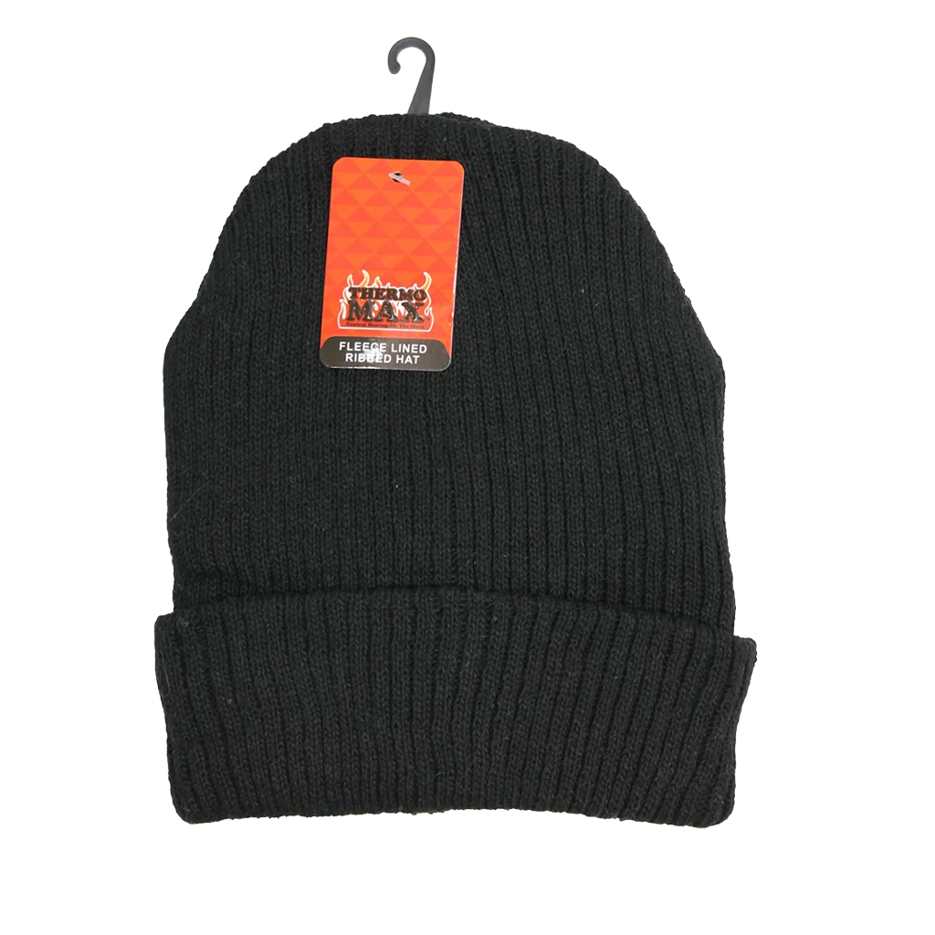 Mens 1pk Thermo Max Black Hat 3145 - image 2