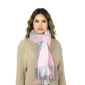 Heat Machine Ladies Pink Brushed Scarf