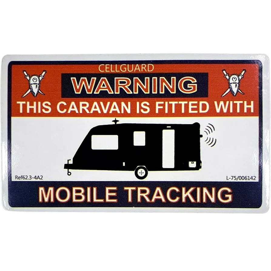 W4 Caravan Tracking Fitted Sticker 37108