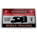 W4 Motorhome Tracking Fitted Sticker 37109