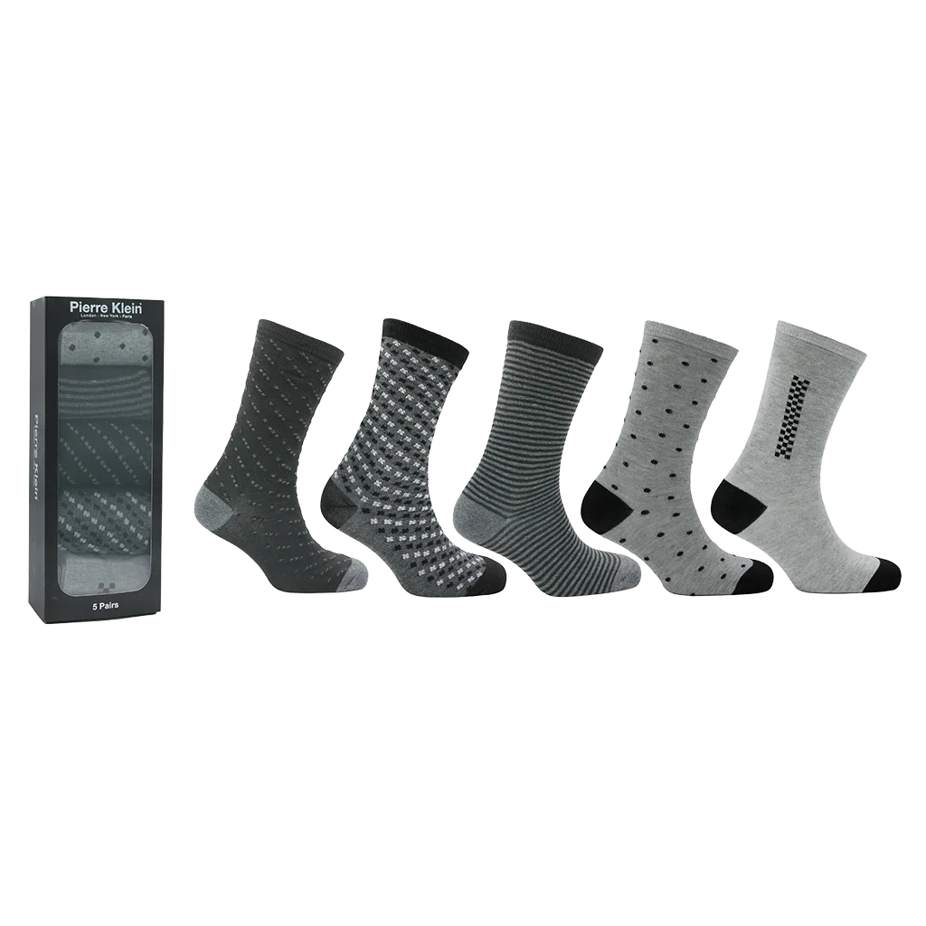 Mens 5pk Pierre Klein Gift Box Sets 3717 - image 2