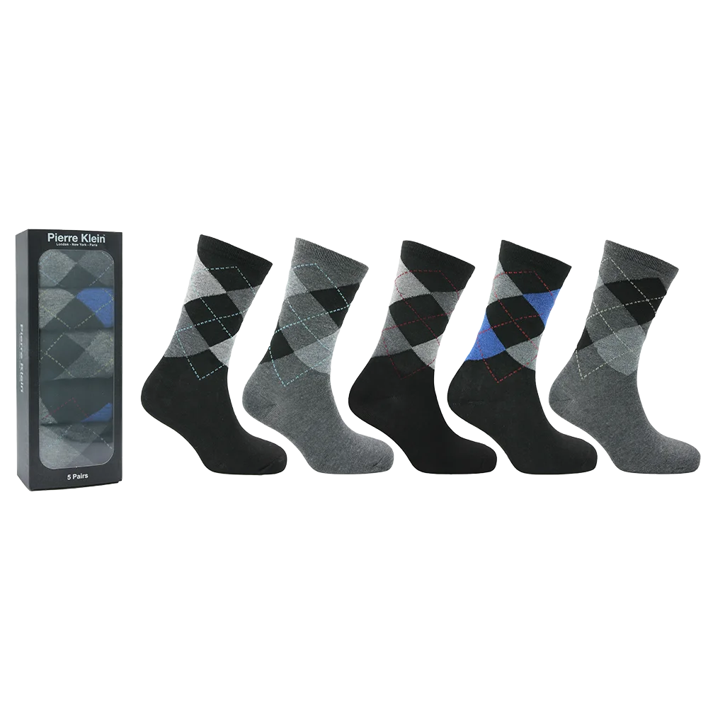 Mens 5pk Pierre Klein Gift Box Sets 3717 - image 3