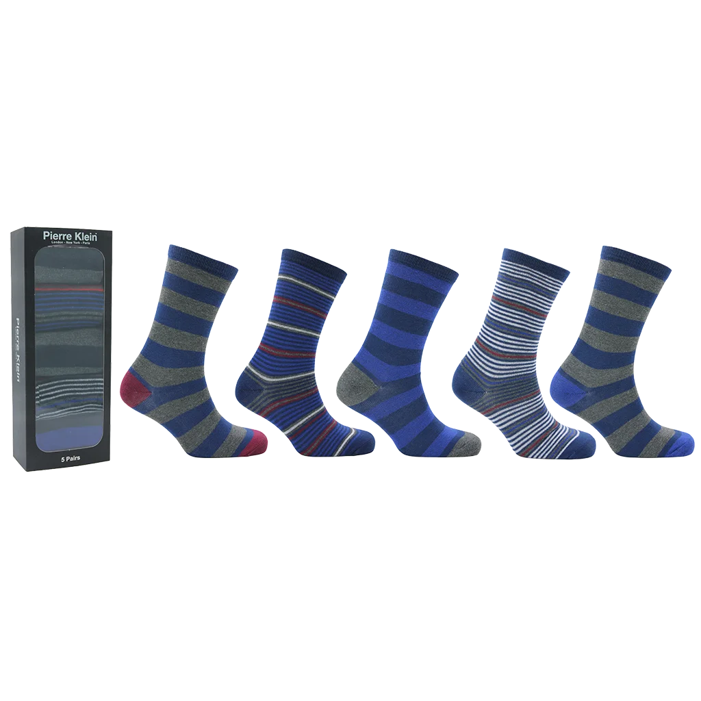 Mens 5pk Pierre Klein Gift Box Sets 3717