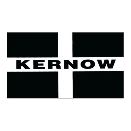 W4 Rectangle Kernow Flag Sticker 37189