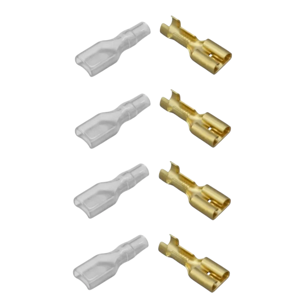 W4 6.35mm Push on Terminals Insulators (4 pack) 37503