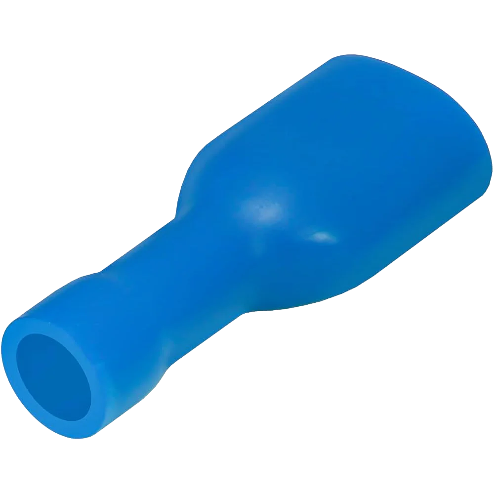 W4 6.35mm Push-On Terminal Female - Blue (3 pack) 37567