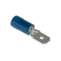 W4 6.35mm Push-On Terminal Male - Blue (3 pack) 37570