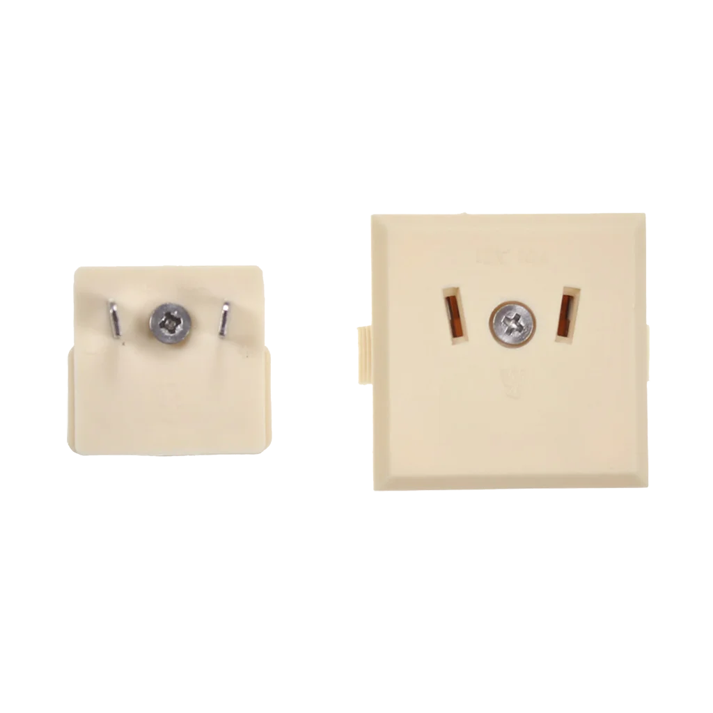 W4 12V 10A 2-Pin Flush Socket Plug 37572