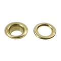 W4 1/2 (13mm) Brass Eyelets (10 pack) 37652