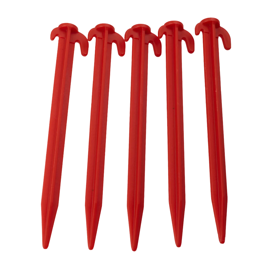 W4 8 (200mm) Plastic Tent Peg (5 pack) 37670