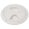 White 4" Inspection Hatch Cover