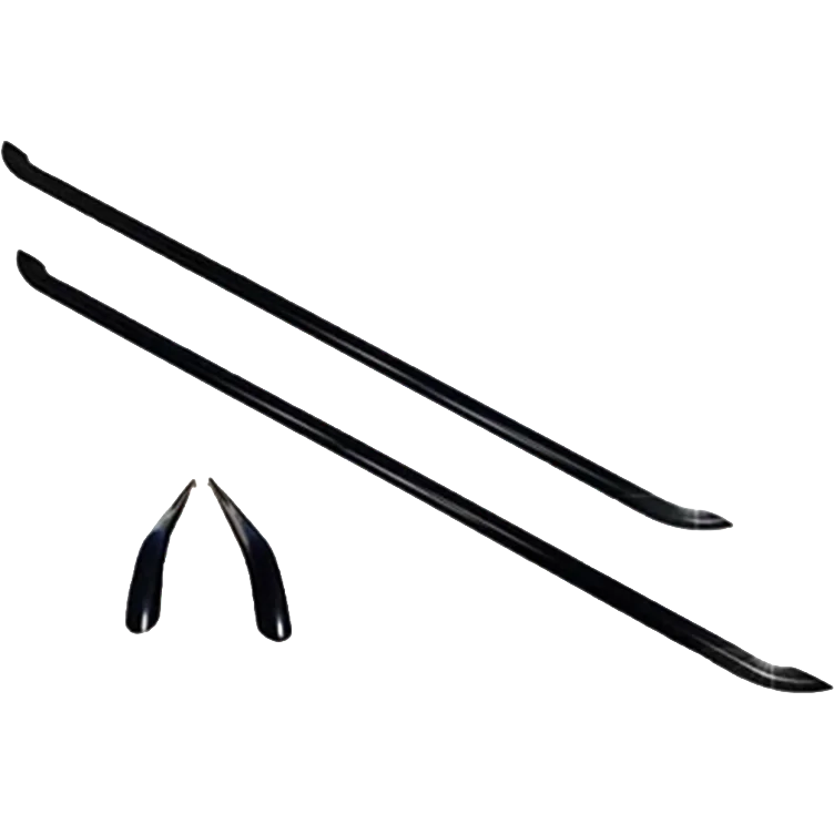 VW Transporter T6 LWB Sport Side Bars - Black