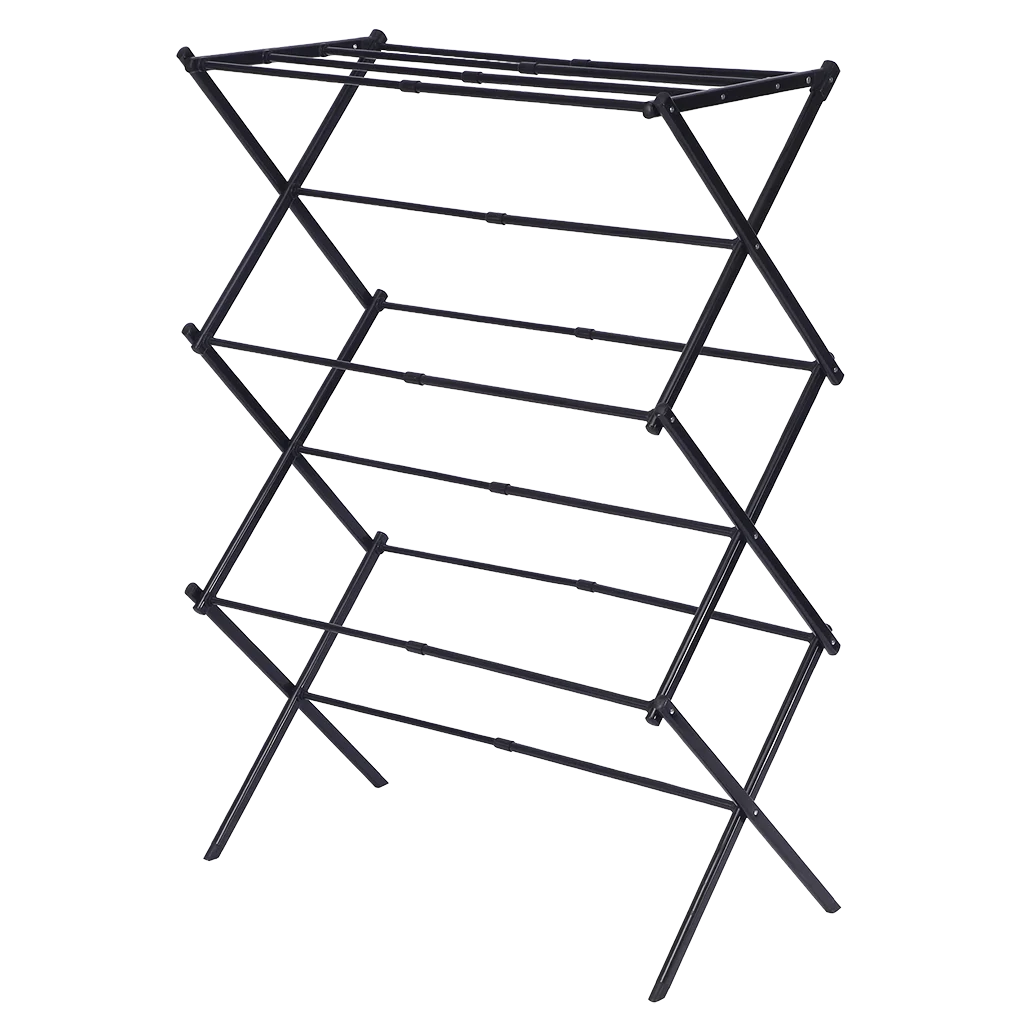 Quest Folding Airer Black