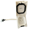 Truma 230v Mains Outlet - White