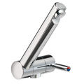 Trend A Mixer Water tap with 25cm flexi hose with barbed ends & 27mm hole