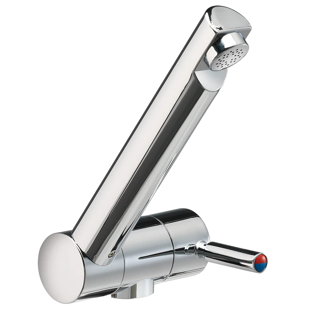 Trend A Mixer Water tap with 25cm flexi hose with barbed ends & 33mm hole