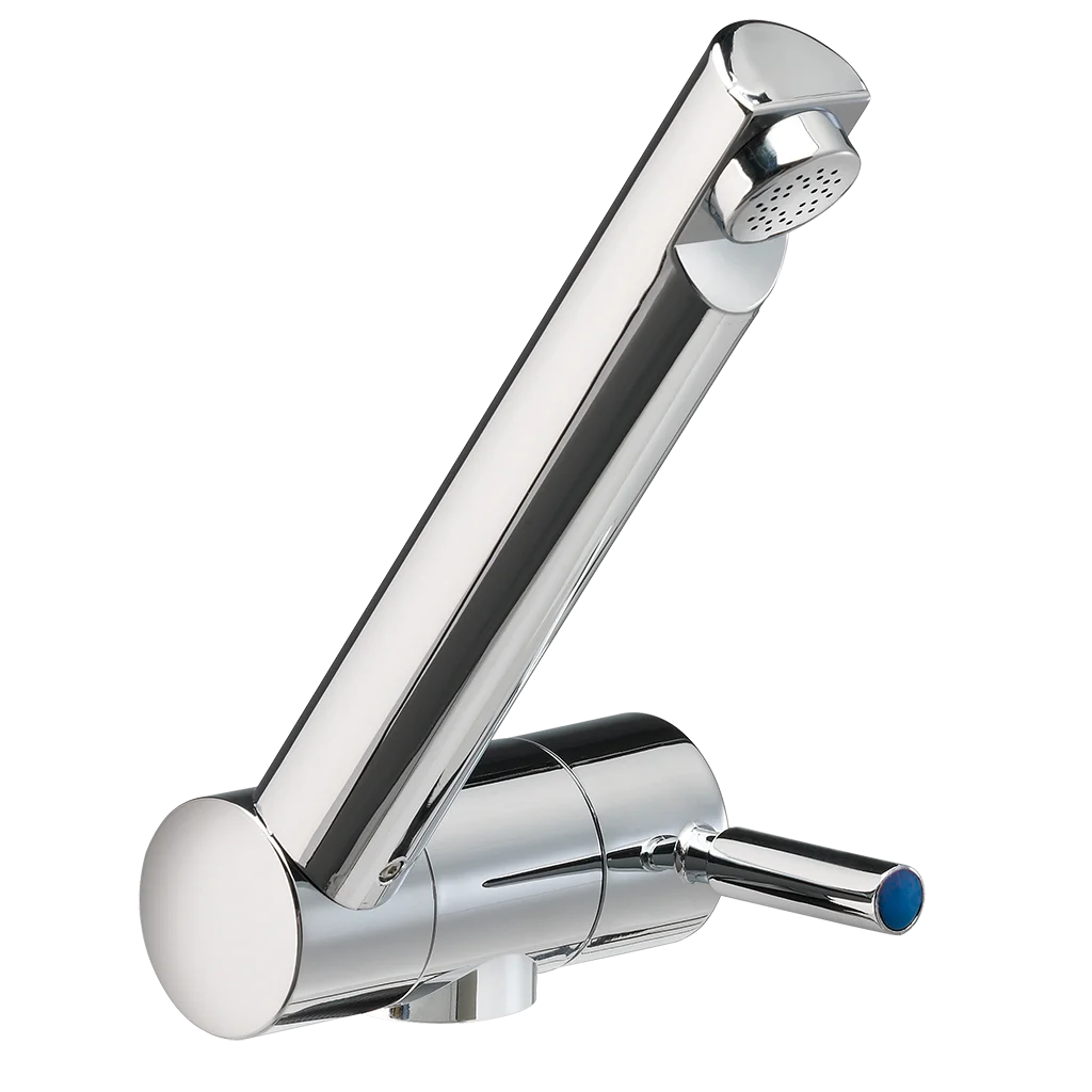 Trend A Cold Water tap with 25cm flexi hose with barbed ends & 33mm hole