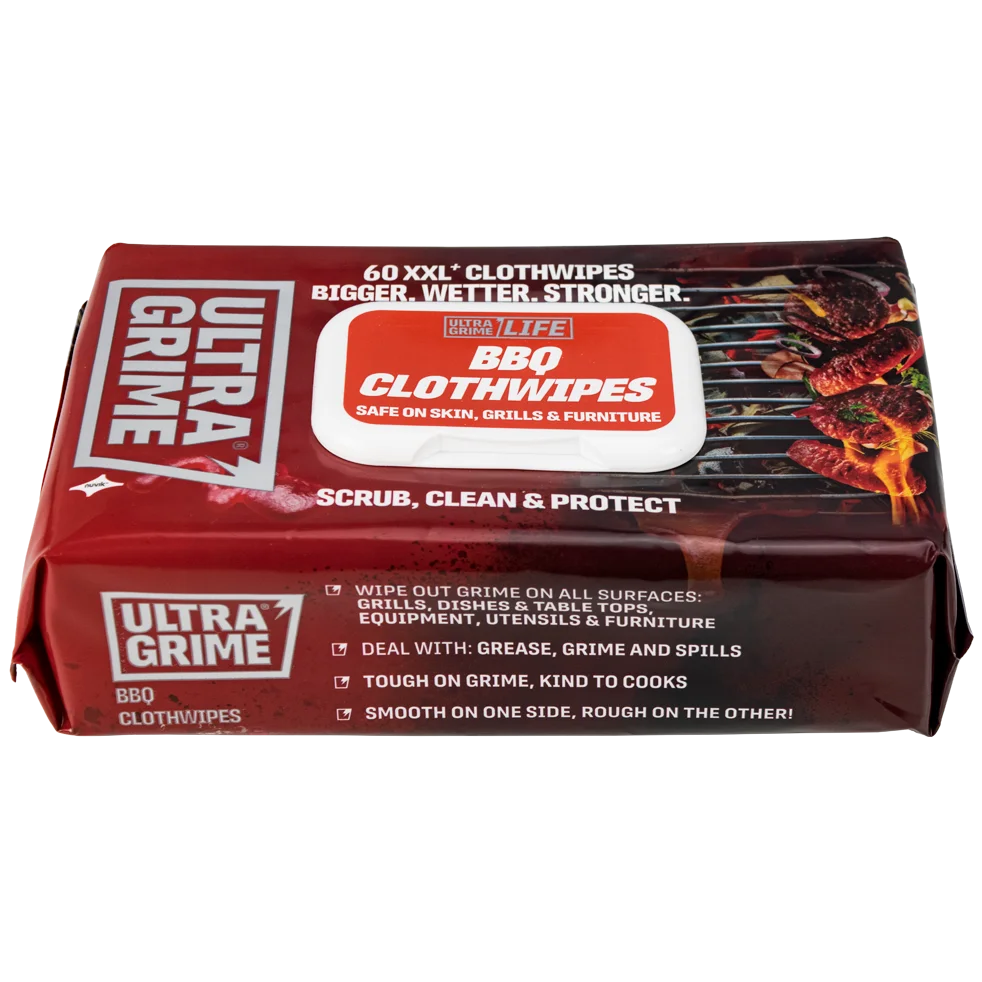 Ultra Grime BBQ 60 XXL Wipes