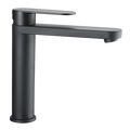 Reich Linnea L Kitchen Tap Black with 25cm Flexi Hose with rigid fittings