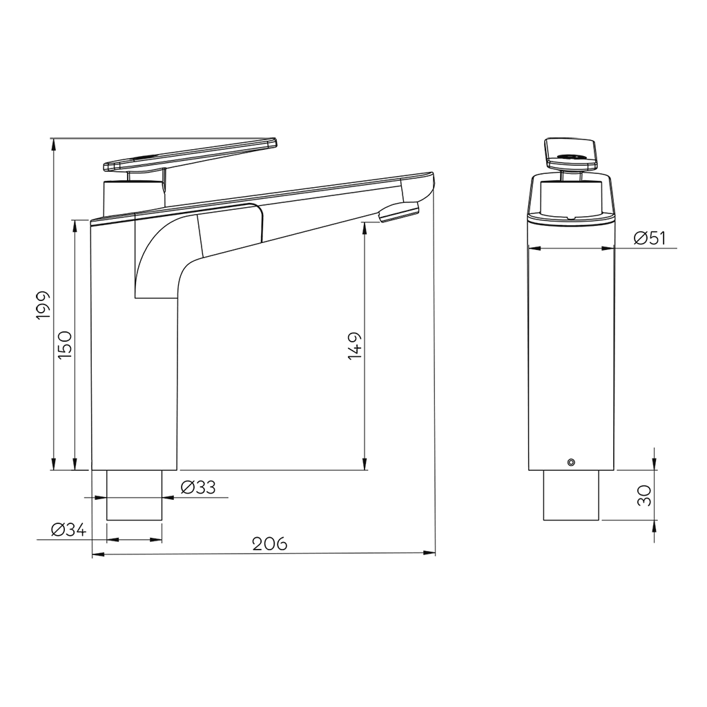 Reich Vector S Kitchen Mixer Tap, UniQuick Connection
