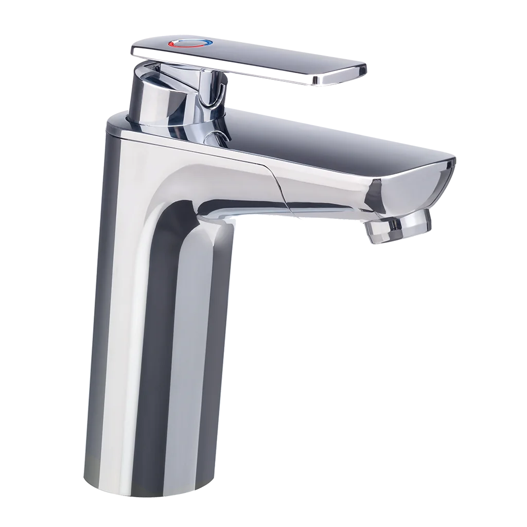 Vector E mixer tap with 25cm flexi hose with barbed ends & 33mm hole size