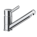 Trend E mixer tap with 25cm UniQuick pipe with push-fit ends & 33mm hole size