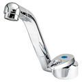 Samba Cold Water tap with 25cm flexi hose with barbed ends & 33mm hole size