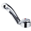 Keramik Samba mixer tap with 25cm flexi hose with barbed ends & 39mm hole size