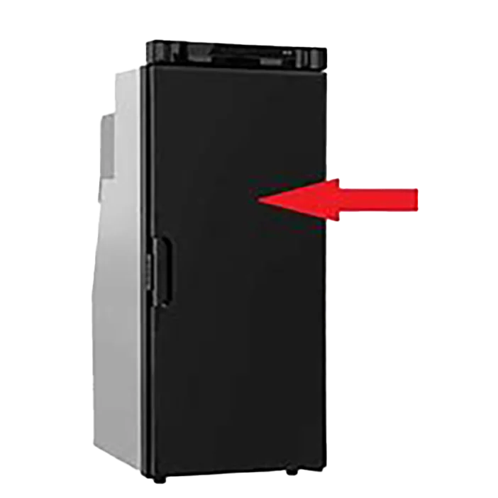 Thetford T2090 Matt Black Door Panel