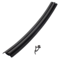 Hartal Rubber Door Seal Black (per metre)
