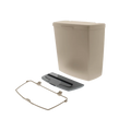 Hartal 5 Piece Door Bin Set - Mocca