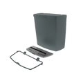 Hartal 5 Piece Door Bin Set - Basalt Grey